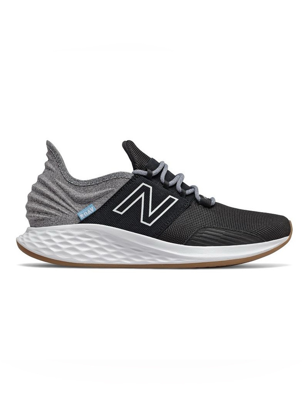 NWT New Balance Fresh Foam Roav v2 Running Shoes Black Gray Womens 7
